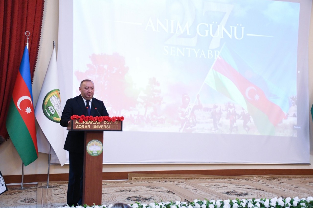 ADAU-da Anım Gününə həsr olunan tədbir keçirilib - FOTOLAR